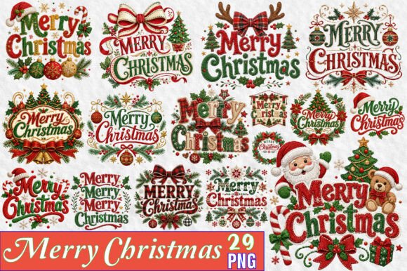 Download Merry Christmas Sublimation PNG Bundle - Premium Resources